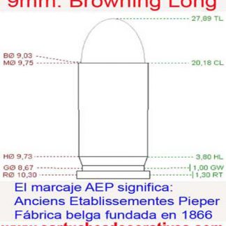 Cal.9 mm Browning Long (9x20)