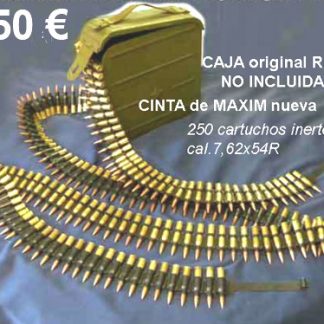 CINTA DE AMETRALLADORA MAXIN METÁLICA