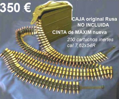 CINTA DE AMETRALLADORA MAXIN METÁLICA