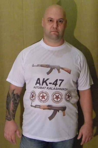 Camiseta AK-47 Blanca 15€ La unidad Gastos de ENVÍO PAGADOS
